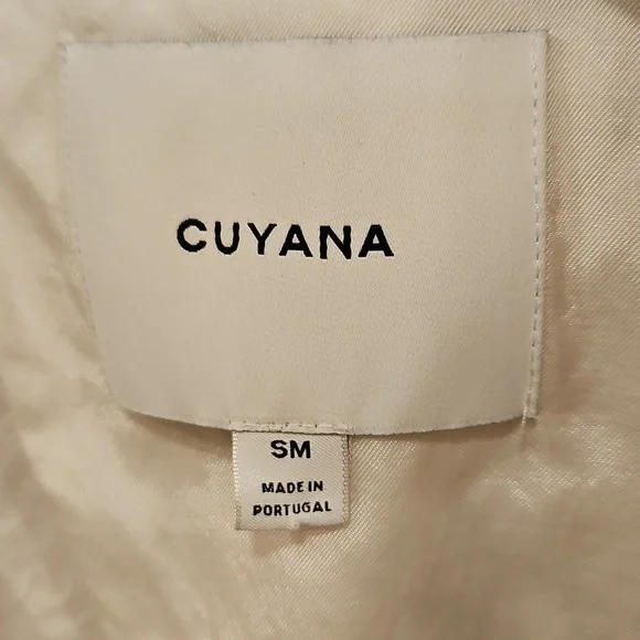 💕CUYANA💕 Linen Blend Blazer ~ Cream Small